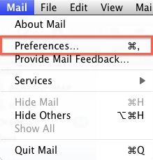 how to setup email account on mac